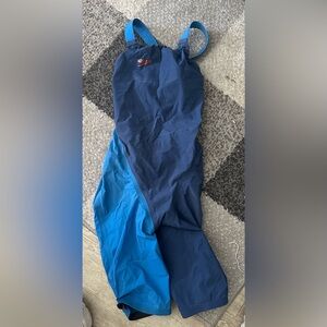 Blue two tones Speedo LZR knee skin size 25